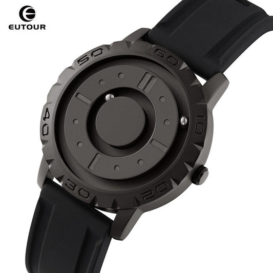 Creative Watch for Men Magnetic Ball Pointer Quartz Clock Male Peculiar Mens Watches Blind Touch to Get Time Gift E030
